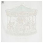 Ivory & Green Carousel Carr&eacute; Swaddle & Bib Gift Set, 1, hi-res