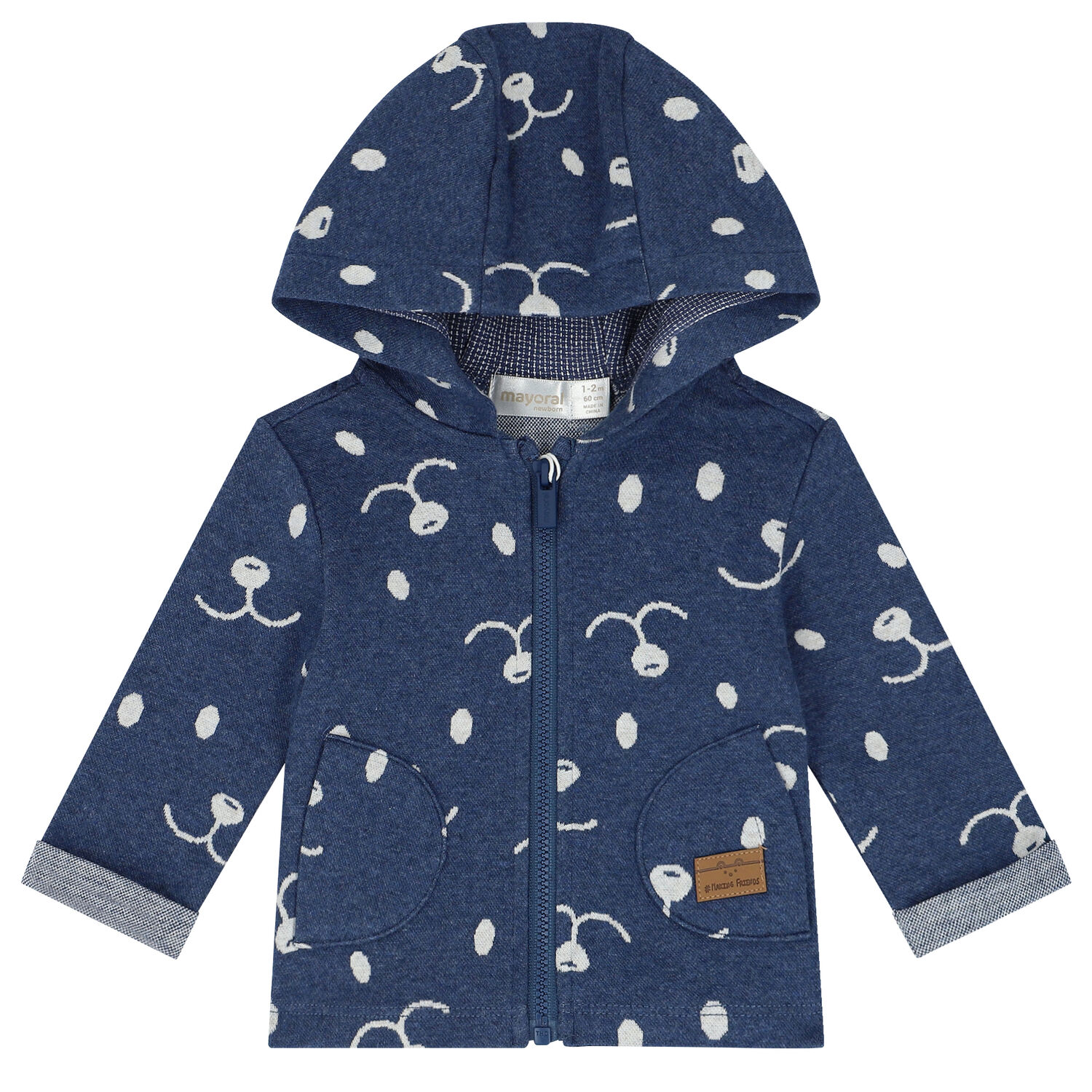 Baby Boys Blue Tracksuit Set (3 Piece), 1, hi-res