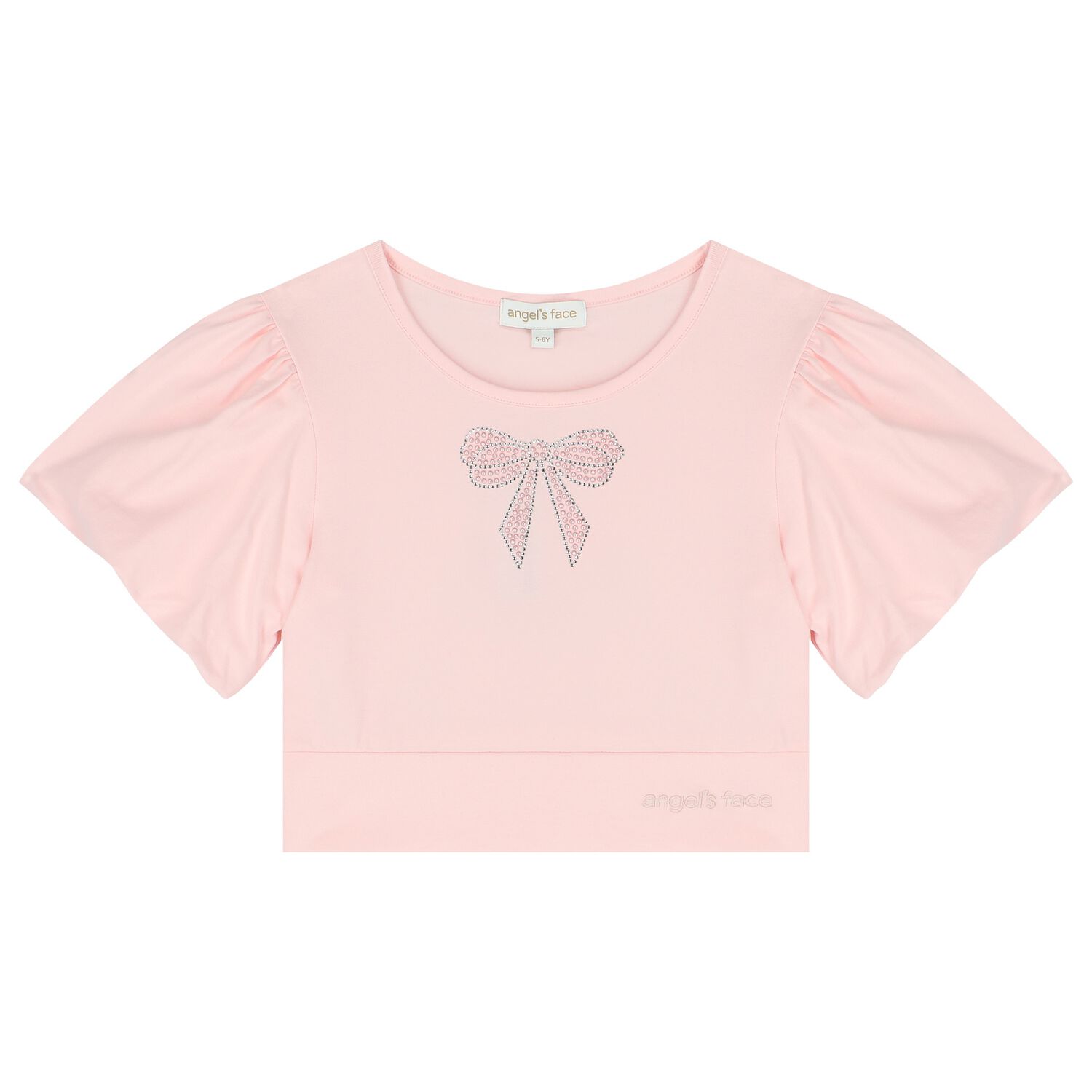 Girls Pink Embellished T-Shirt, 1, hi-res