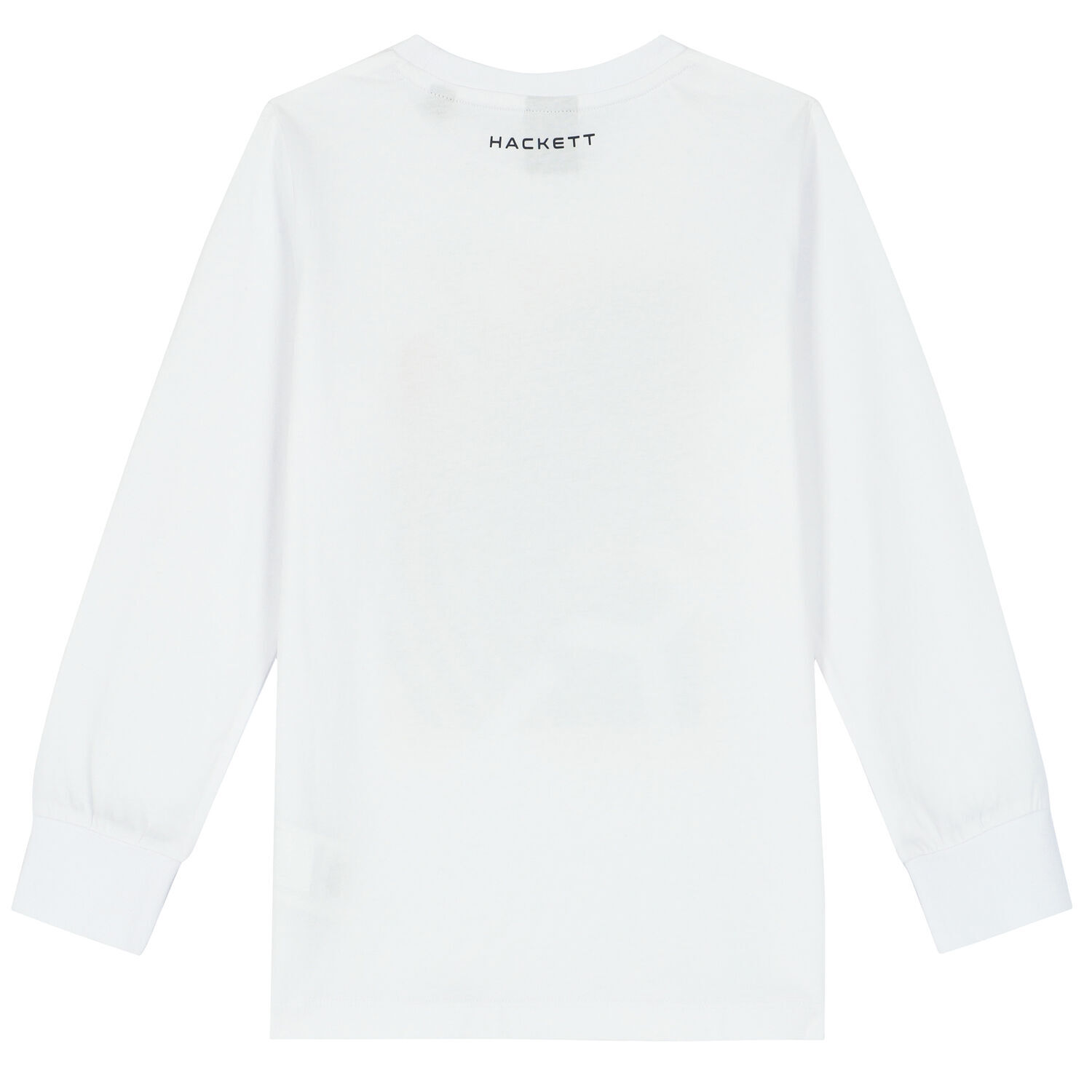 Boys White Logo Long Sleeve Top, 1, hi-res image number null