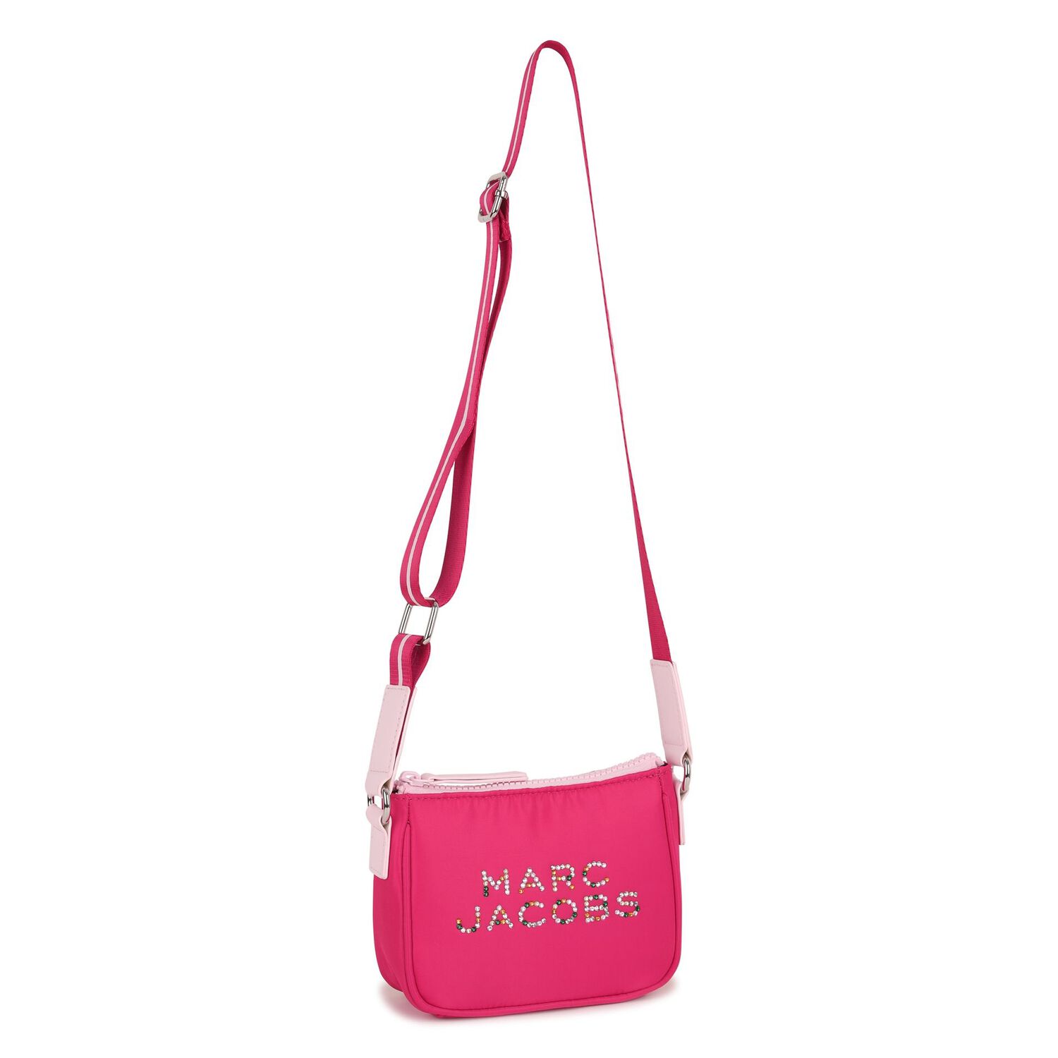 Girls Pink Logo Handbag, 1, hi-res