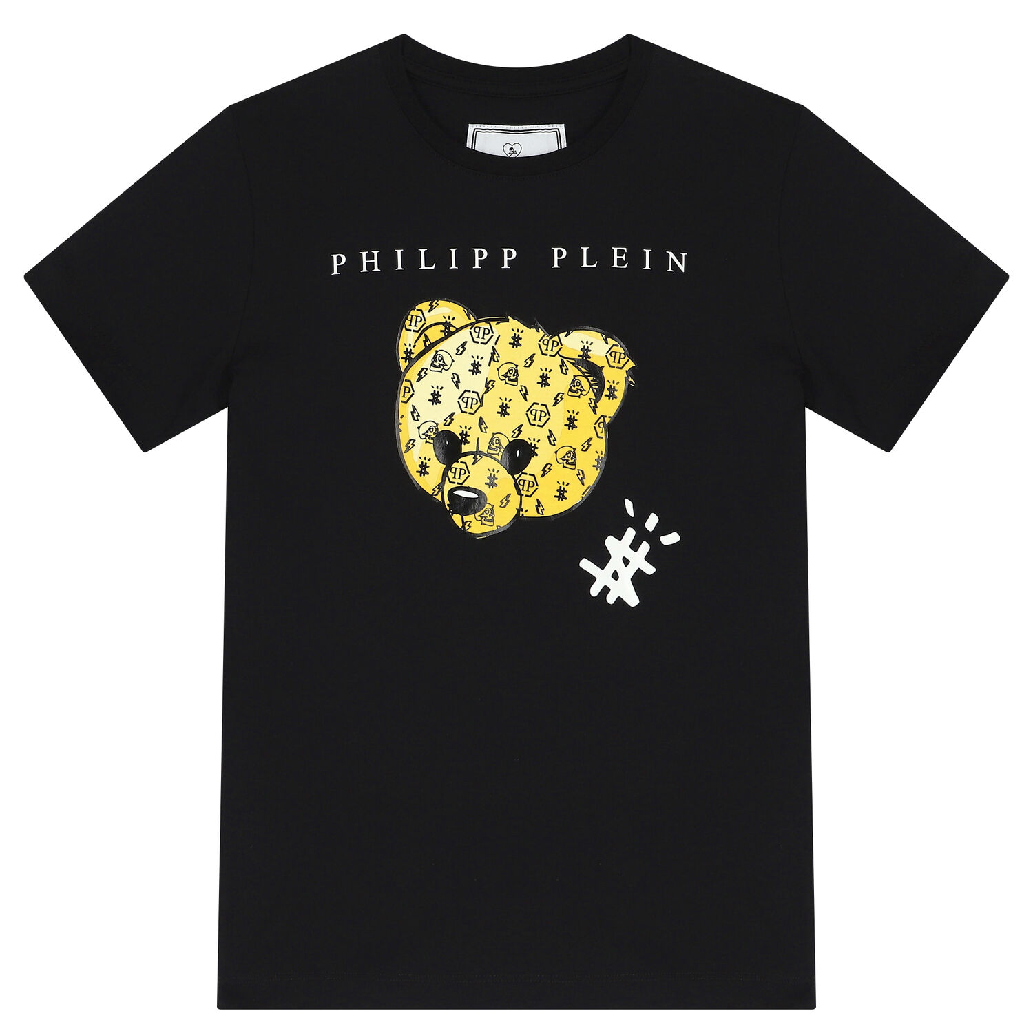 Boys Black Logo T-Shirt, 1, hi-res