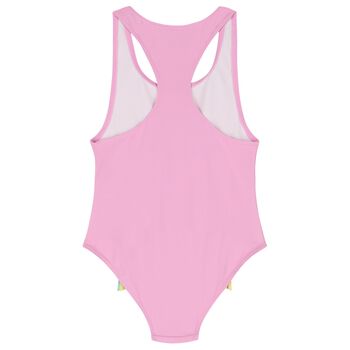 Girls Pink Star Swimsuit