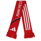 Red Manchester Logo Scarf, 1, hi-res