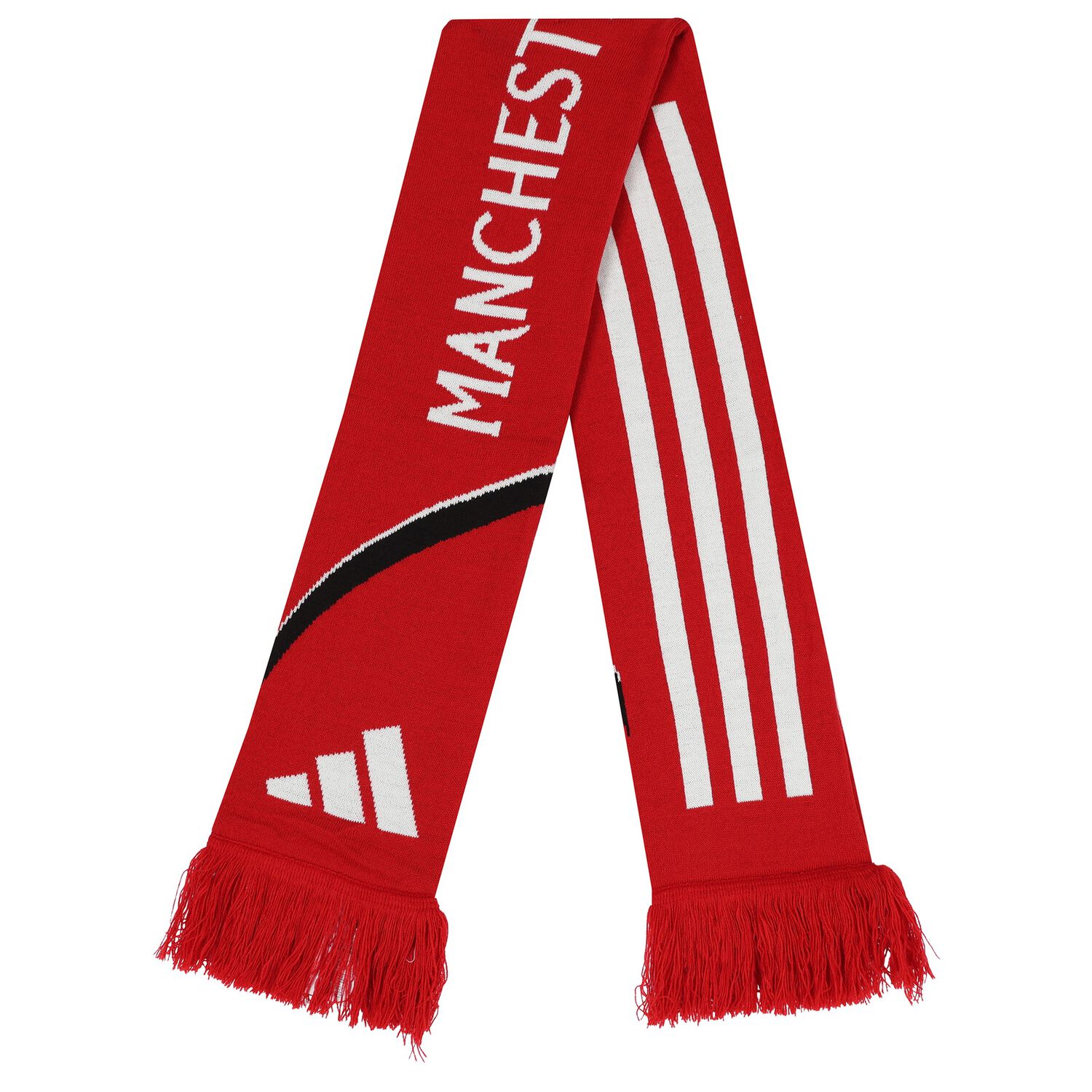 Red Manchester Logo Scarf, 1, hi-res