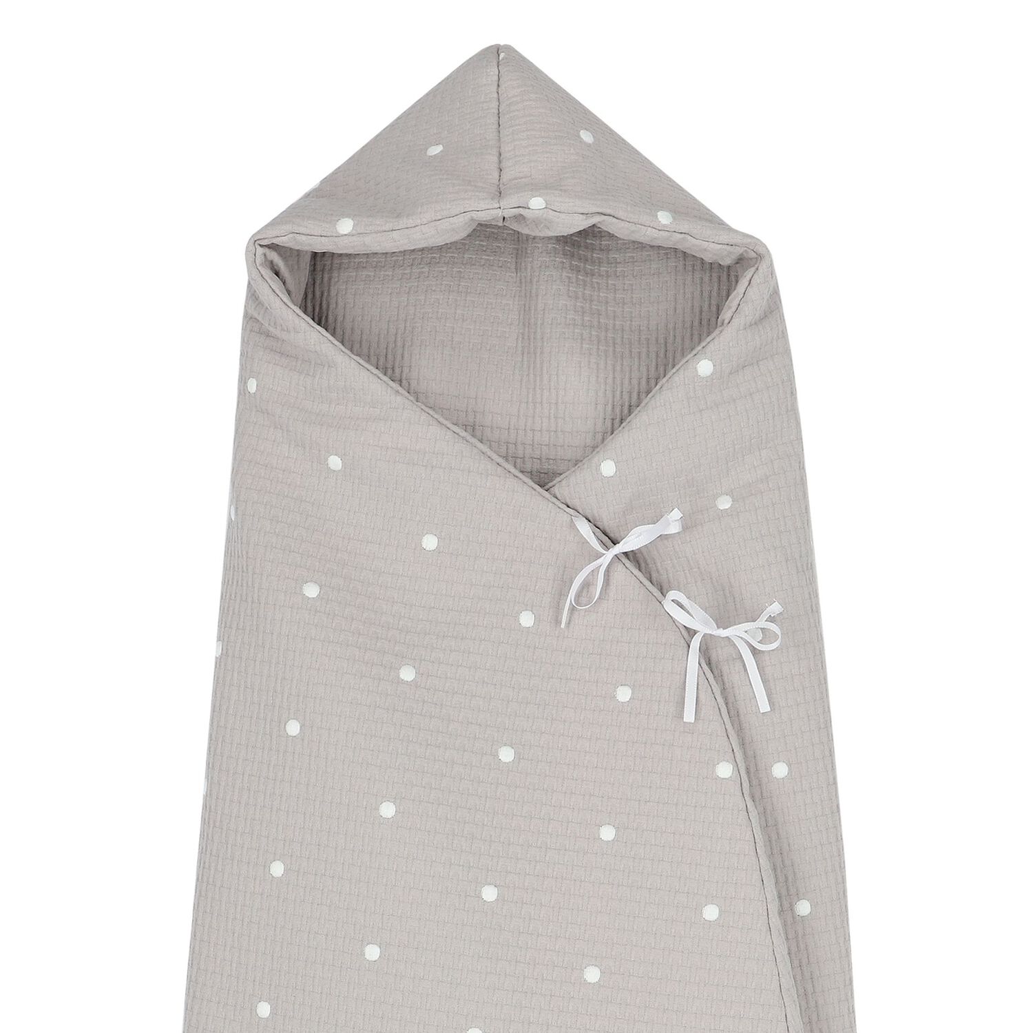 Grey Logo Reversible Baby Nest, 1, hi-res