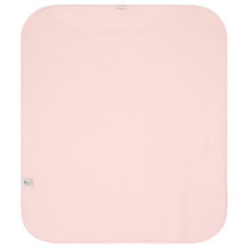 Baby Girls Pink & Gold Logo Blanket