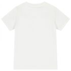 Boys Ivory Horse Logo T-Shirt, 1, hi-res