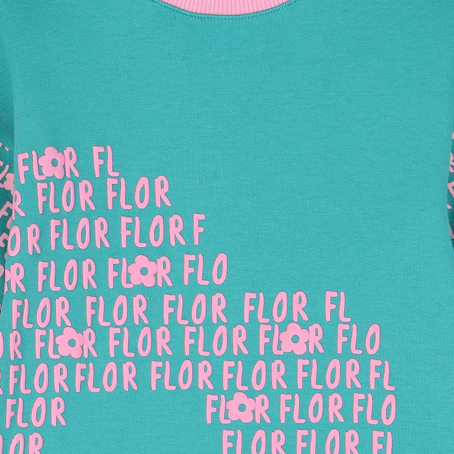 Girls Green & Pink Dress Set, 1, hi-res