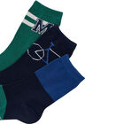 Boys Multi-Colored Socks ( 3-Pack ), 1, hi-res