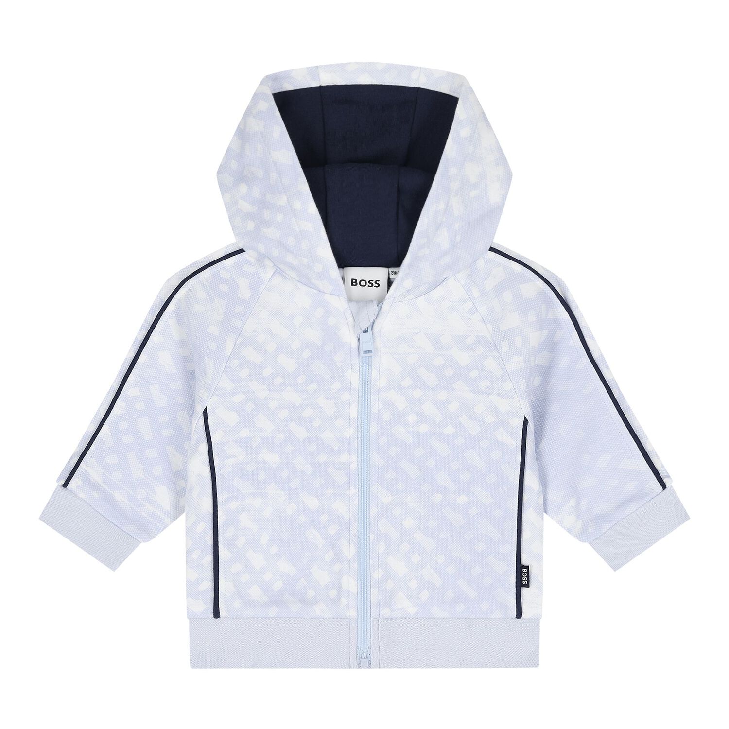 Baby Boys Blue Logo Tracksuit, 1, hi-res