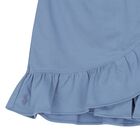 Girls Blue Ruffled Skirt, 1, hi-res