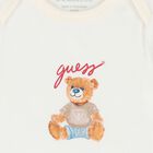 Ivory & White Teddy Bear Bodysuit Set, 1, hi-res