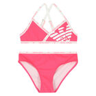 Girls Pink Logo Bikini, 1, hi-res