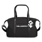Black Ikonik Karl Logo Changing Bag ( 39cm ), 1, hi-res
