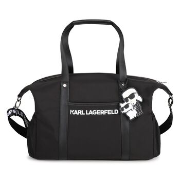 Black Ikonik Karl Logo Changing Bag ( 39cm )