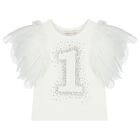 Girls White 1st Birthday T-Shirt, 15, hi-res