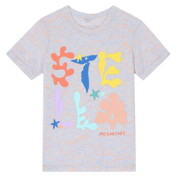 Girls Multi-Colored Logo T-Shirt