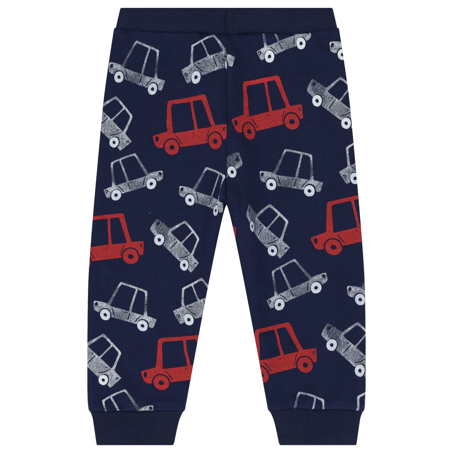 Younger Boys Red & Navy Blue Logo Tracksuit, 1, hi-res image number null