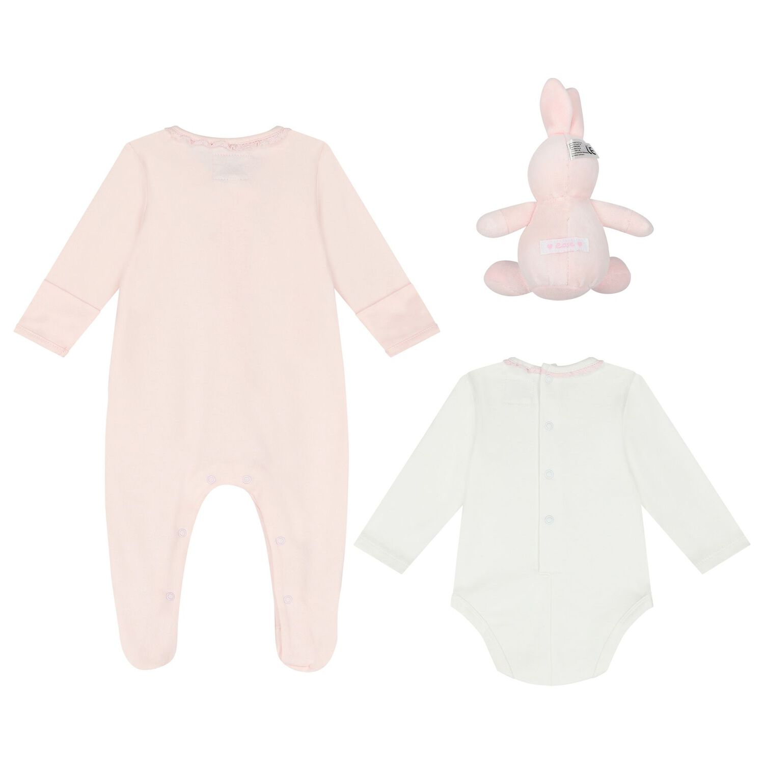 Baby Girls White & Pink Gift Set, 1, hi-res image number null