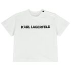 Boys White & Blue Ikonik Swim Shorts Set, 1, hi-res