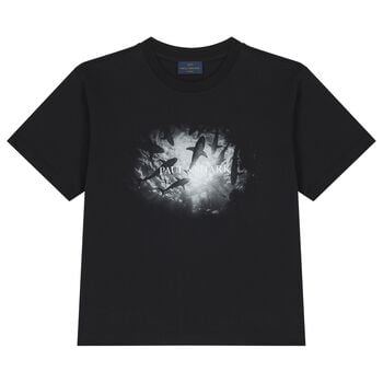 Boys Black Logo T-Shirt
