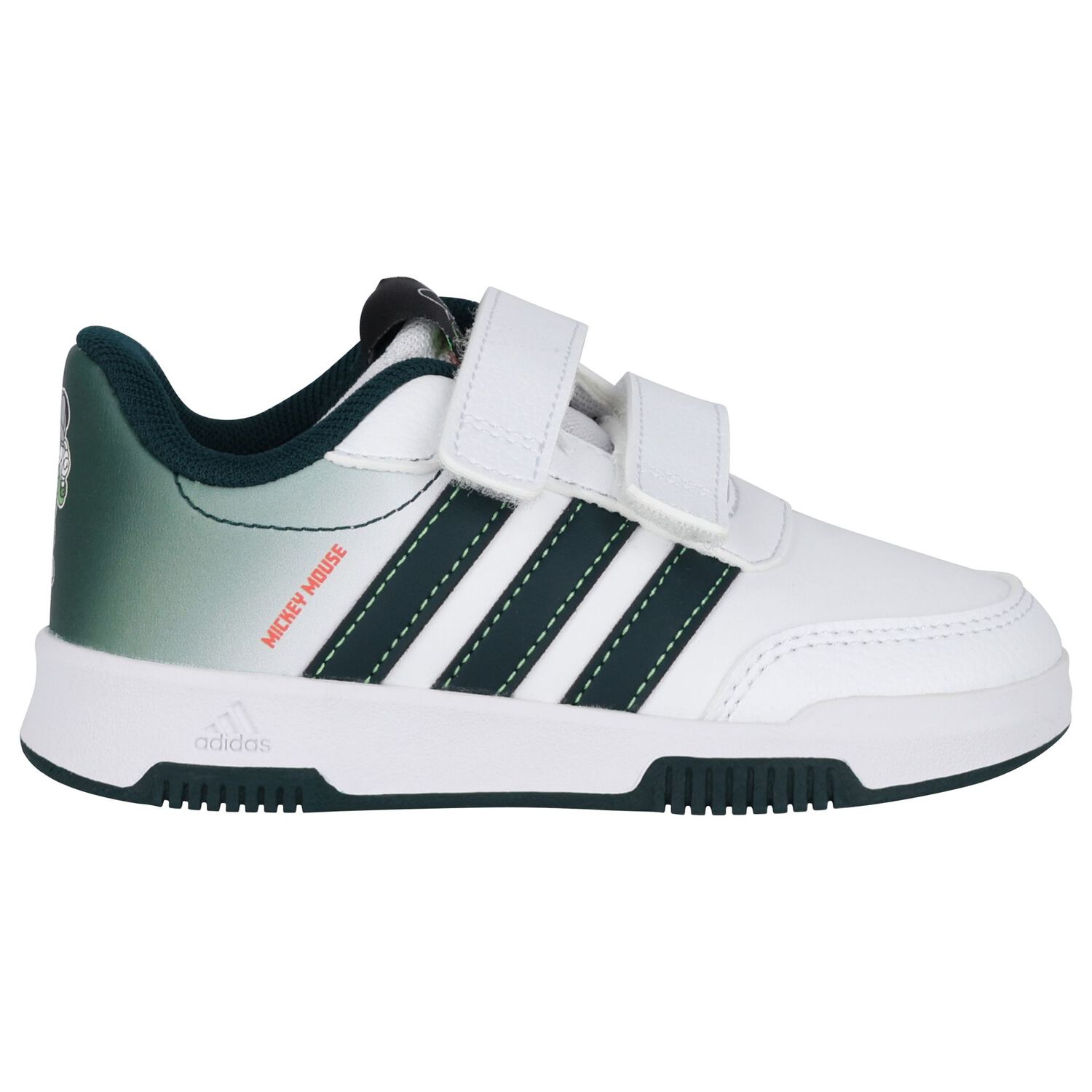 Boys Disney White & Green Logo Trainers, 1, hi-res