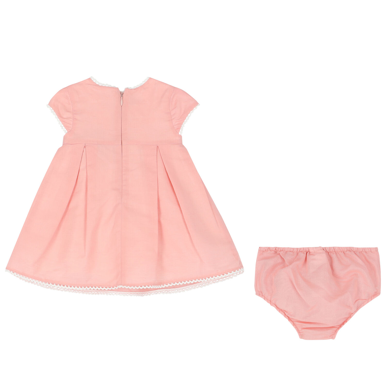 Baby Girls Pink Dress Set, 1, hi-res