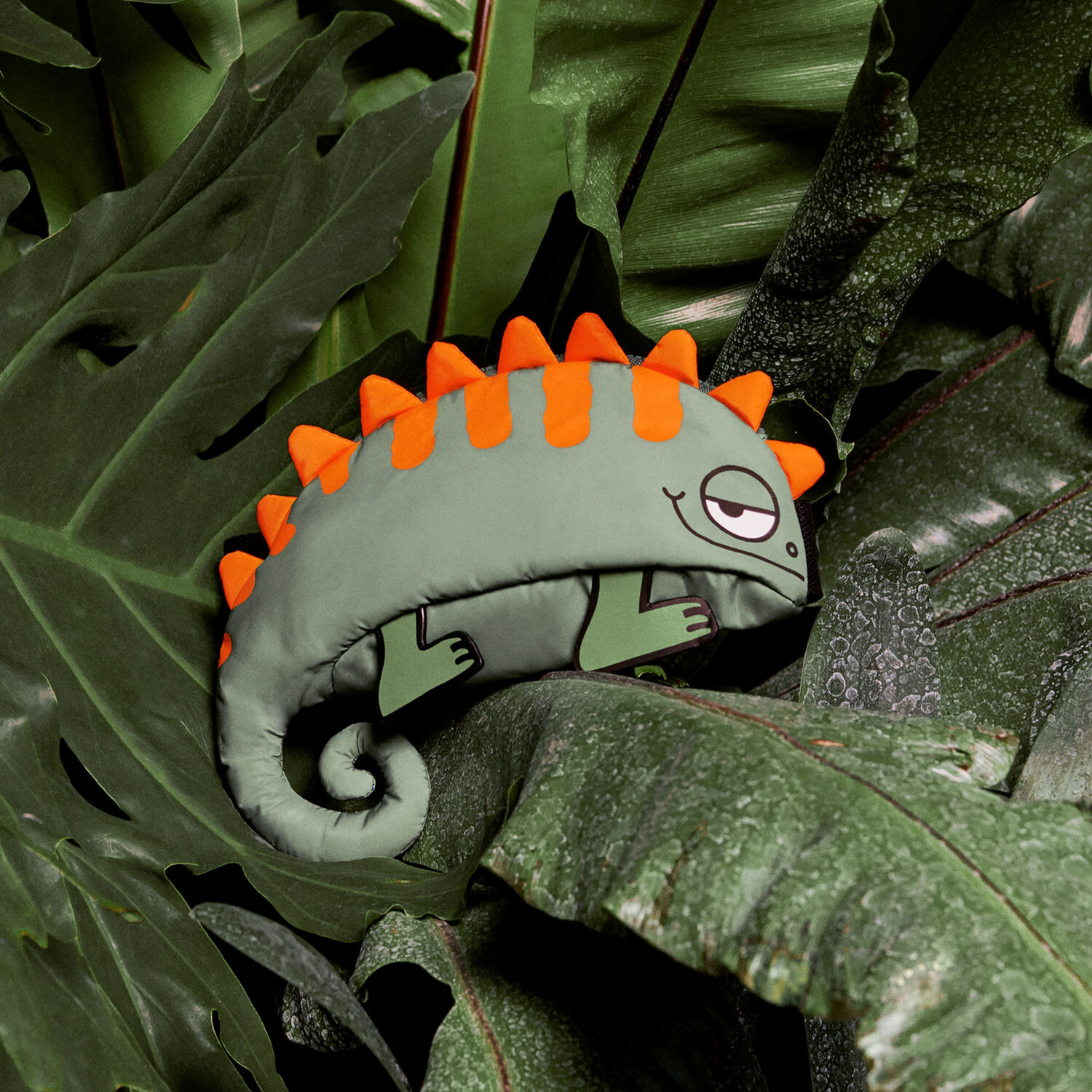 Boys Green Gecko Belt Bag, 1, hi-res