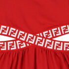 Girls Red Logo Dress, 1, hi-res