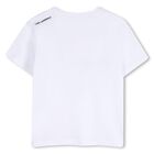 Boys White Logo T-Shirt, 2, hi-res