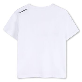 Boys White Logo T-Shirt