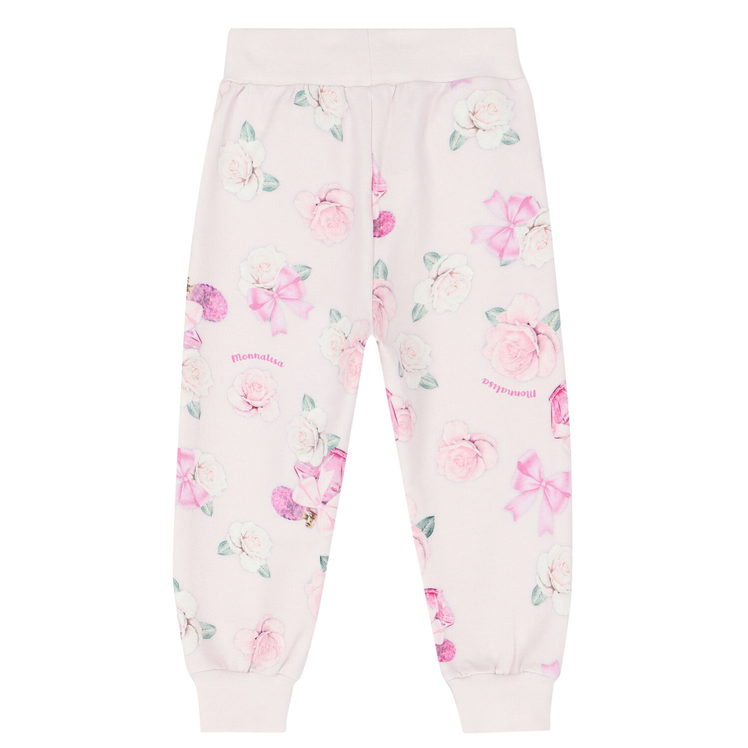 Younger Girls Pink Floral Jogger, 1, hi-res image number null