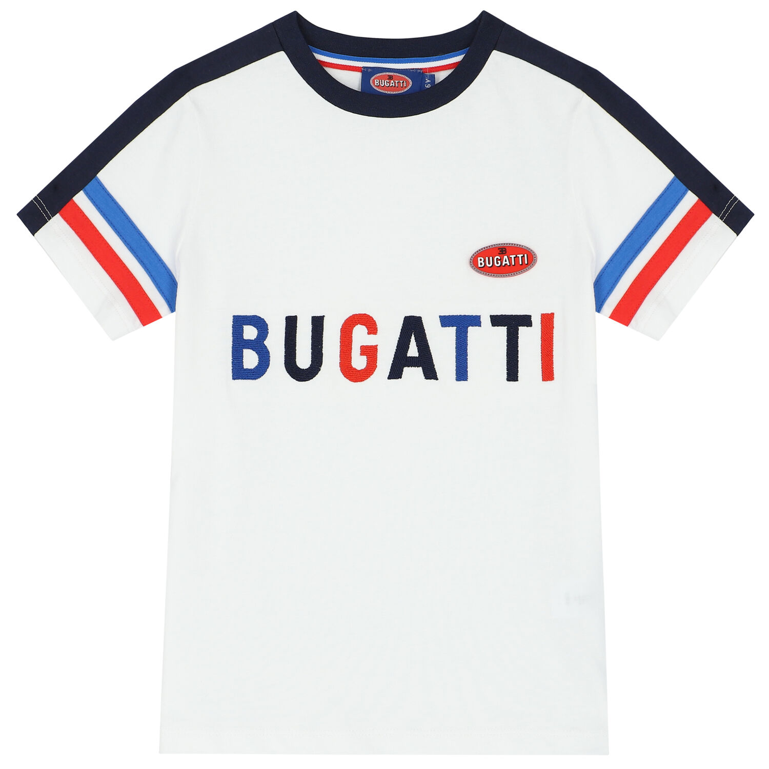 Boys White Logo T-Shirt, 1, hi-res