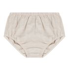 Baby Girls Ivory & Beige Dress Set, 1, hi-res