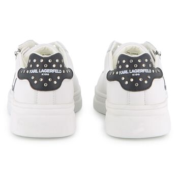 Girls Mini Me Logo Trainers