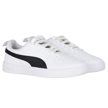 White & Black Rickie Trainers