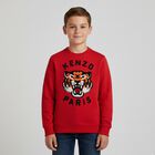 Boys Red Tiger Logo Sweatshirt, 2, hi-res