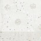 Girls White Sequin Tulle Flower Dress, 1, hi-res