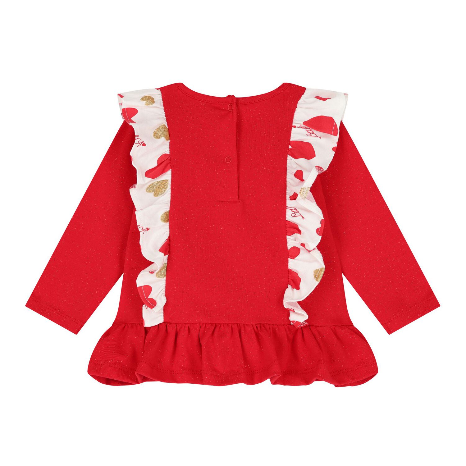 Baby Girls Red Heart Leggings Set, 1, hi-res image number null