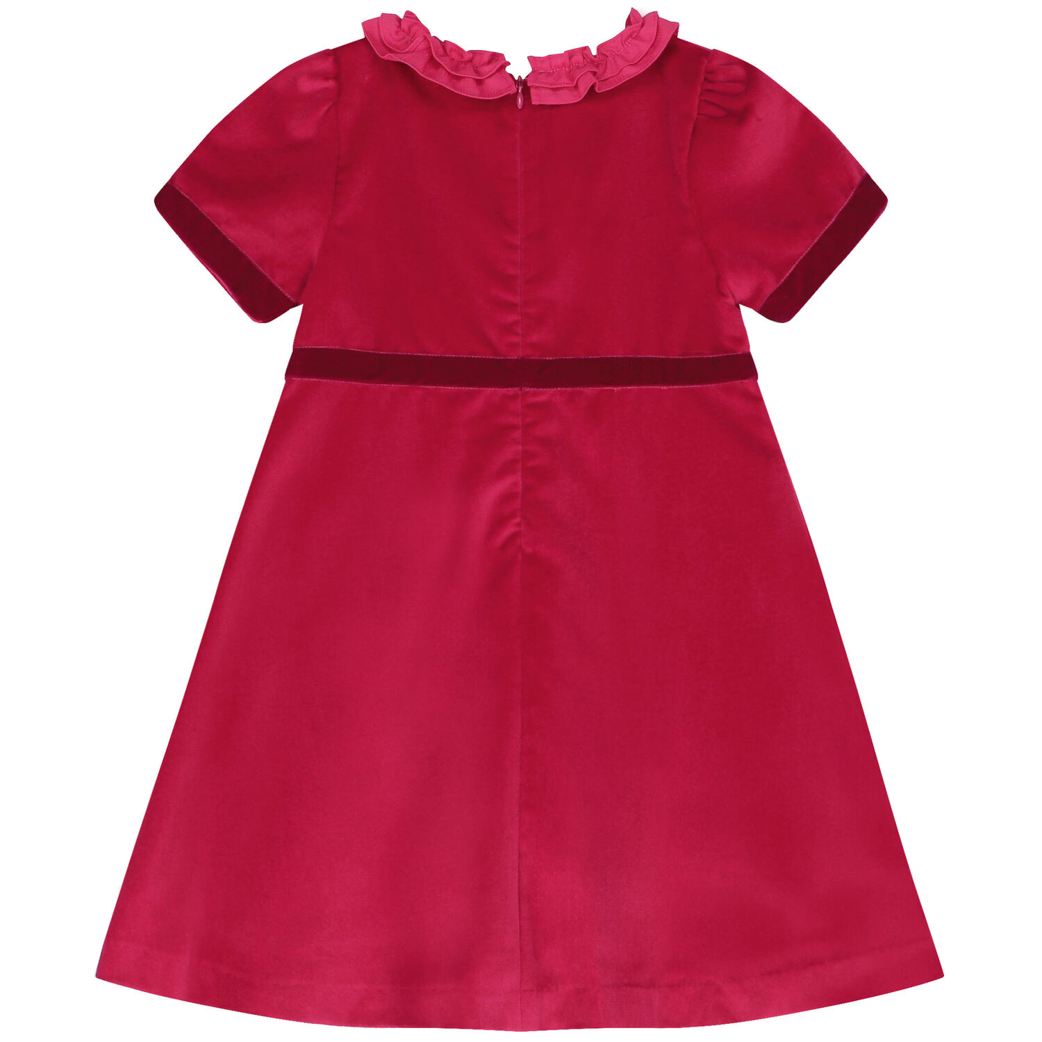 Girls Pink Ruffled Dress, 1, hi-res image number null