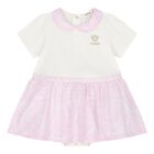 Baby Girls Ivory & Pink Whisper Barocco Dress, 1, hi-res