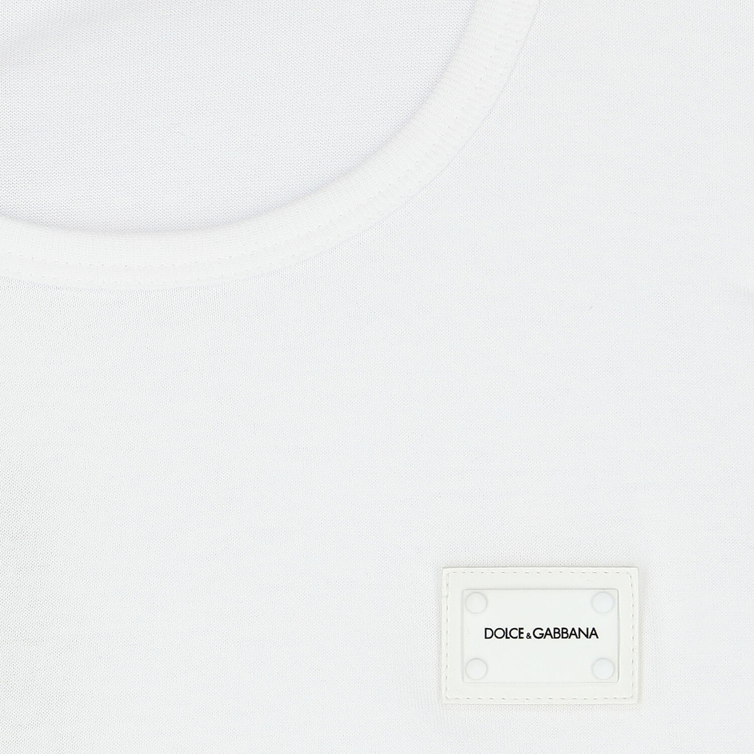 Boys White Logo Plaque T-Shirt, 1, hi-res