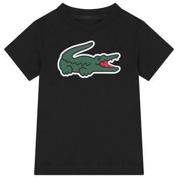 Boys Black Logo T-Shirt