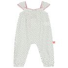 Baby Girls White Watermelon Romper, 1, hi-res