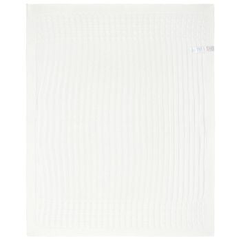 White Knit Baby Blanket