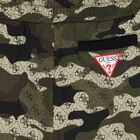 Boys Green Logo Camouflage Shorts, 1, hi-res