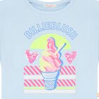 Girls Blue Logo T-Shirt, 1, hi-res