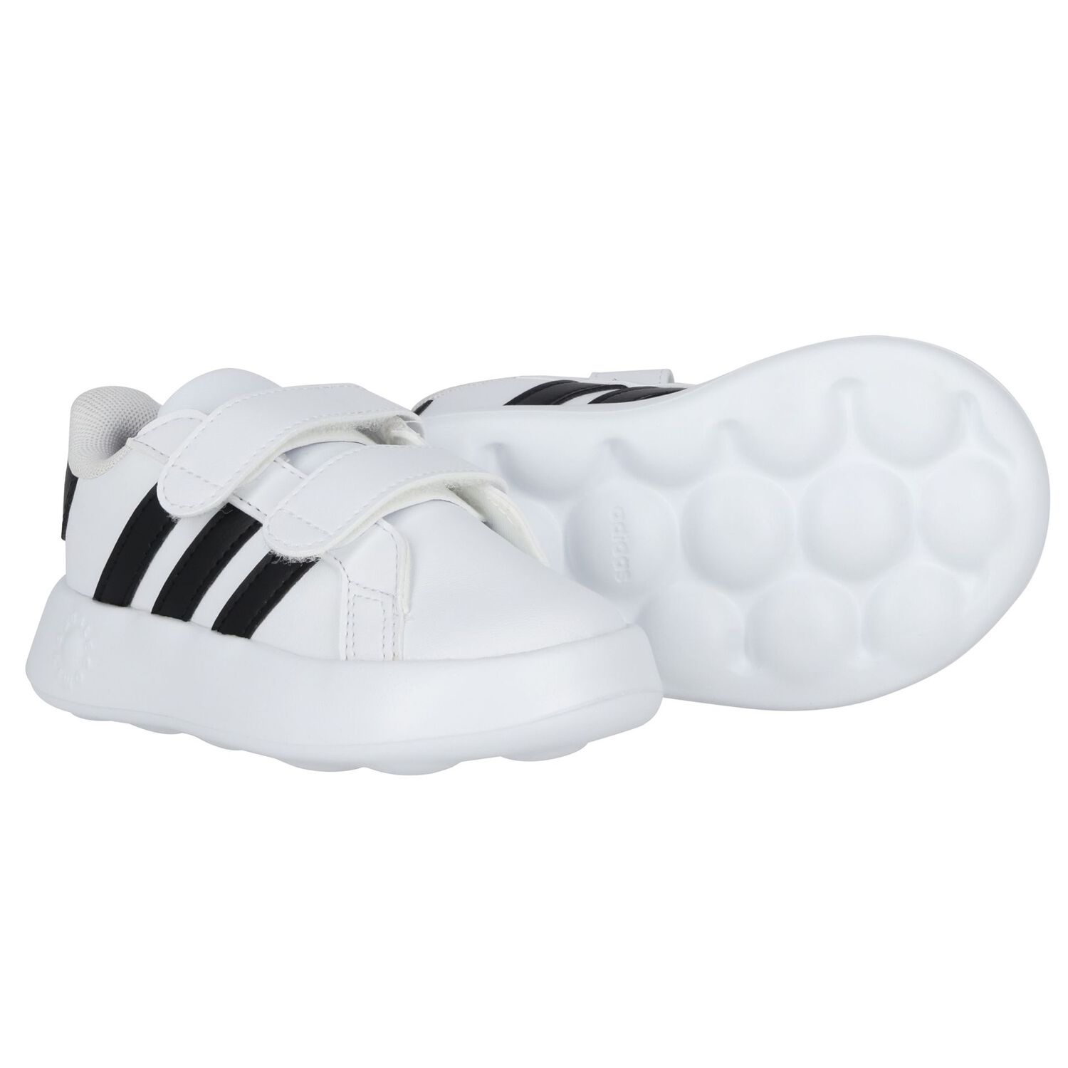 White Grand Court Trainers, 1, hi-res