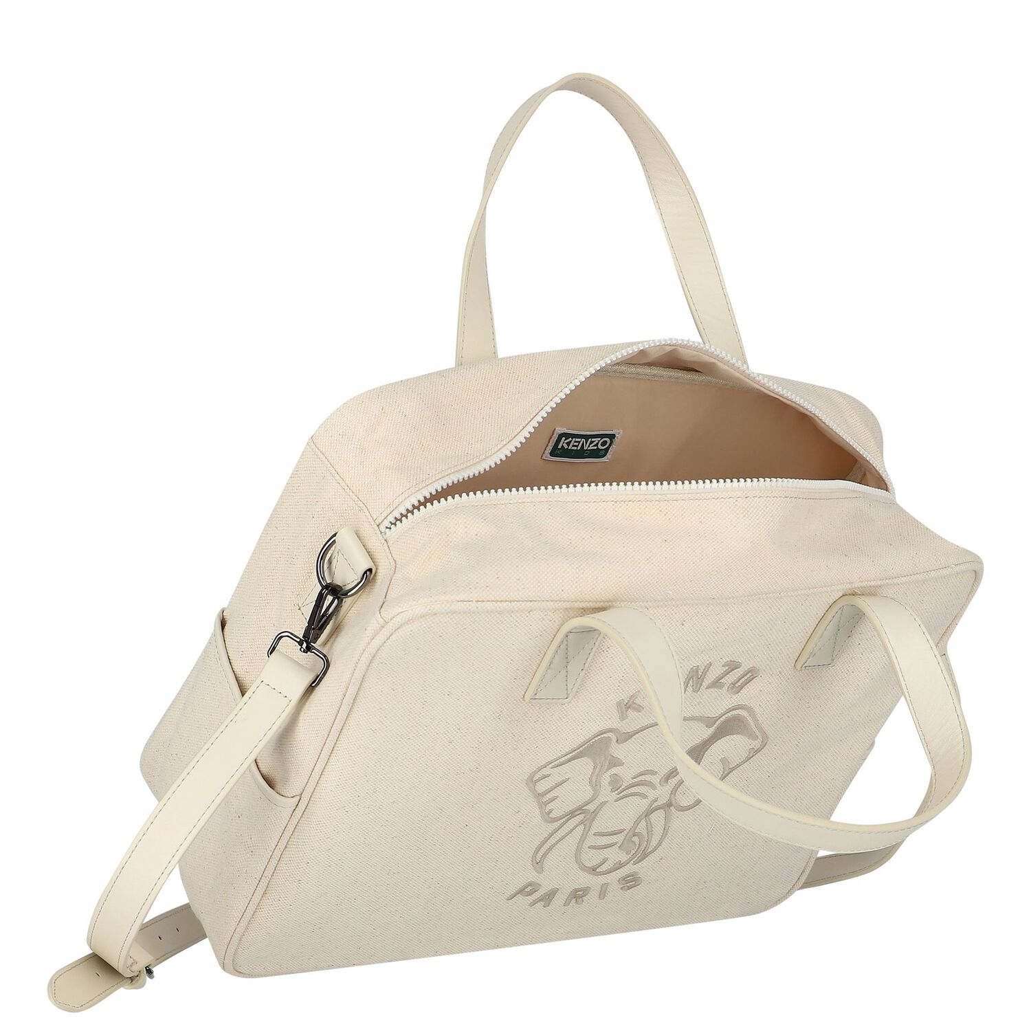 Ivory Elephant Logo Baby Changing Bag, 1, hi-res